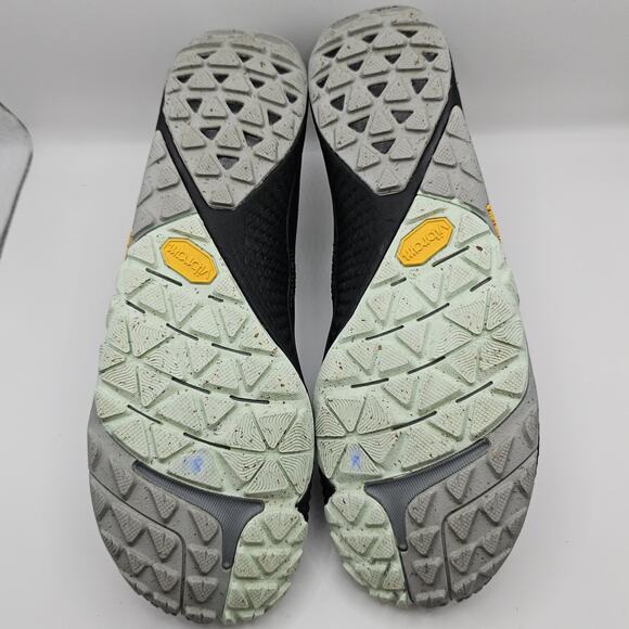 Merrel Barefoot Trail Glove 6 Vibram Black Blue Womens 9.5 Shoes J135384 - Picture 8 of 11